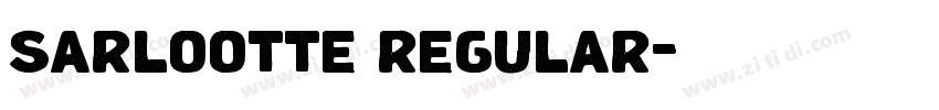 sarlootte regular字体转换